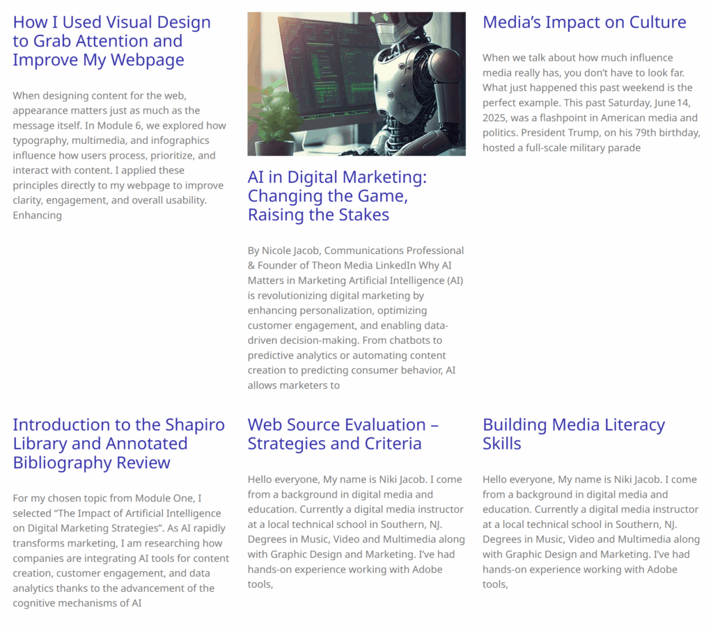 Blog – Niki Jacob