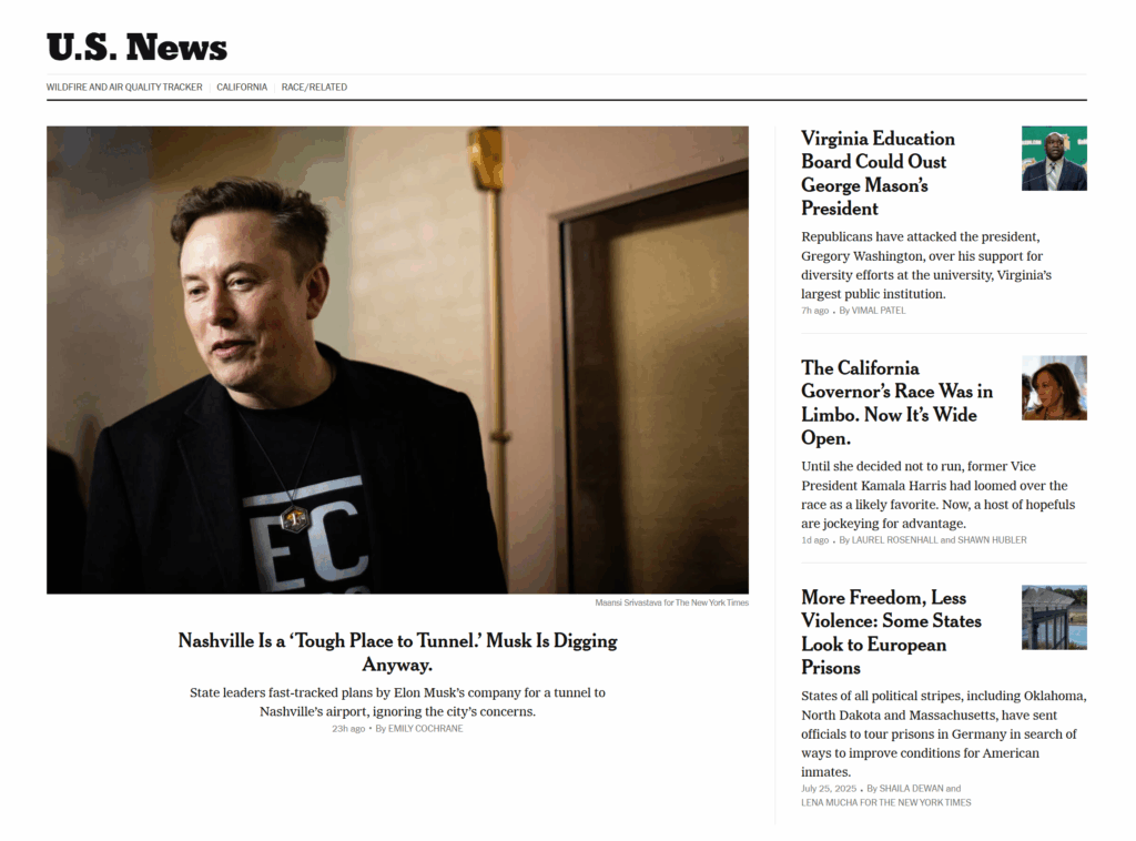 U.S. News - The New York Times