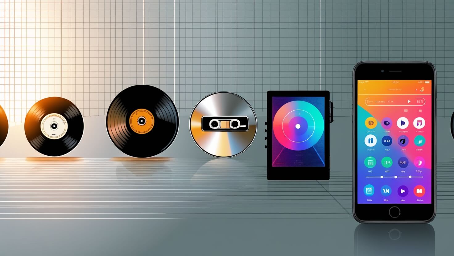 Technology changed music consumption from physical albums to digital streaming.